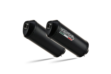 Yamaha Bt Bulldog 1100 2002-07 Exhaust GPR Double Slip-on Ghisa 