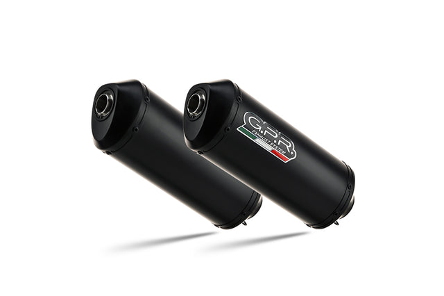 Yamaha Bt Bulldog 1100 2002-07 Exhaust GPR Double Slip-on Ghisa 