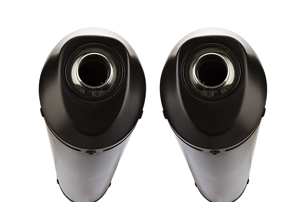 Yamaha Bt Bulldog 1100 2002-07 Exhaust GPR Double Slip-on Ghisa 