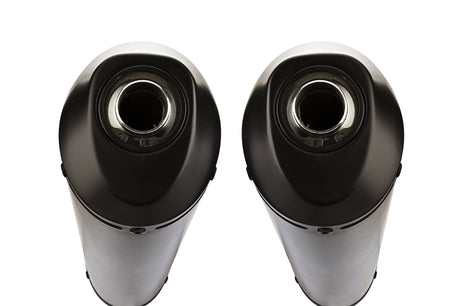 Yamaha Bt Bulldog 1100 2002-07 Exhaust GPR Double Slip-on Ghisa 