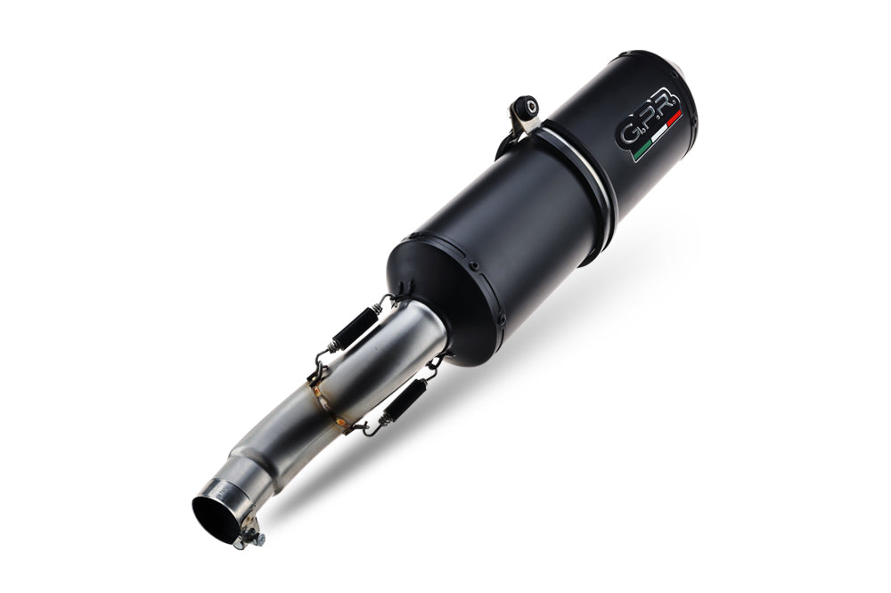 Yamaha Bt Bulldog 1100 2002-07 Exhaust GPR Double Slip-on Ghisa 