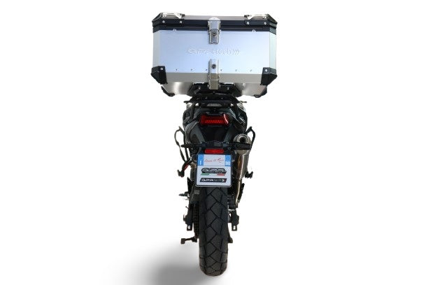 Voge 625DSX 2024-2025 GPR Tech 55L Aluminum Top Case, Silver with Mounting Plate - photo 2