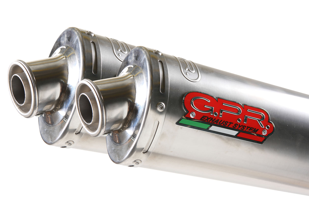 Ducati Monster S2R 800 2004-2007  Exhaust GPR Mid-Line Inox Tondo