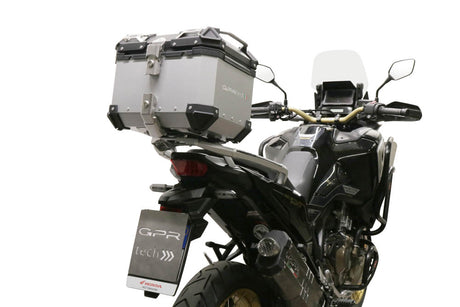 Honda CRF1100L Africa Twin 2024-2026 GPR Tech 35L Aluminum Top Case, Silver with Mounting Plate - photo 1