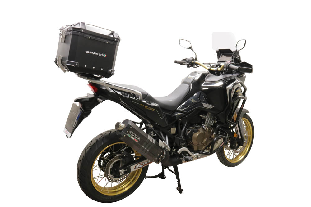 Honda CRF1100L Africa Twin Adventure Sports 2024-2026 GPR Tech 55L Aluminum Top Case, Silver with Mounting Plate - photo 3