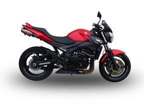 Suzuki Gsr 600 2006-2011  Exhaust GPR Double Slip-on Deeptone Inox
