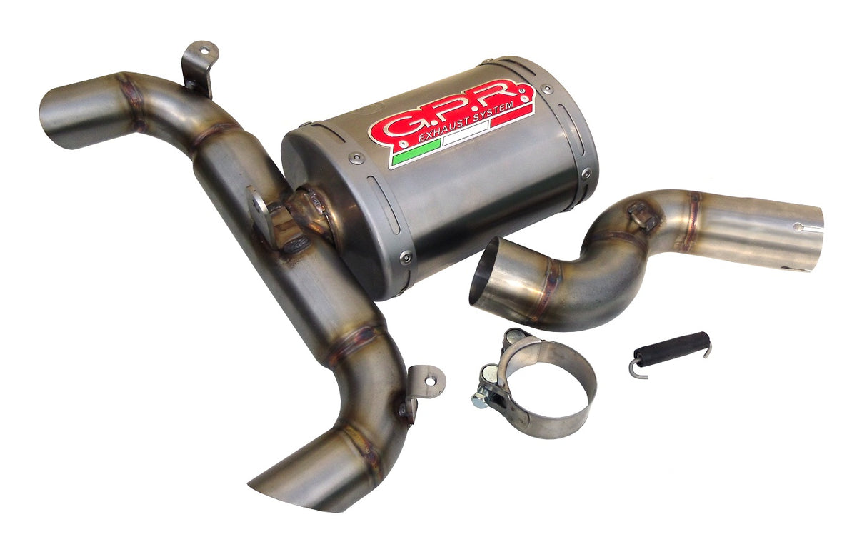 Suzuki Gsr 600 2006-2011 Ghost line Exhaust GPR Slip-on Alluminio Ghost