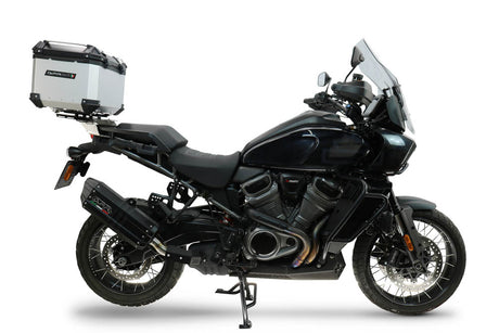 Harley Davidson Pan America 1250 2020-2024 GPR Tech 35L Aluminum Top Case, Silver with Mounting Plate - photo 1