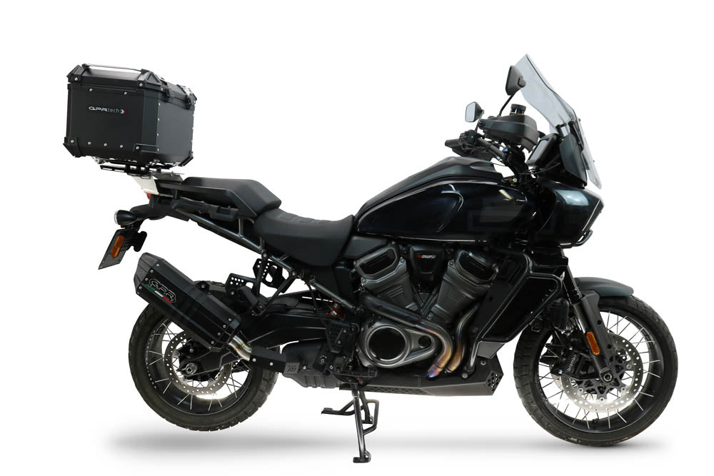 Harley Davidson Pan America 1250 2020-2024 GPR Tech 35L Aluminum Top Case, Black with Mounting Plate - photo 1