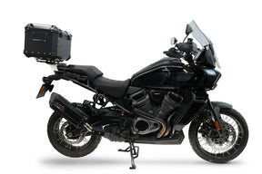 Harley Davidson Pan America 1250 2020-2024 GPR Tech 35L Aluminum Top Case, Black with Mounting Plate - photo 1