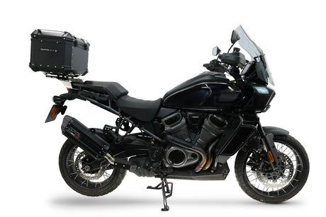 Harley Davidson Pan America 1250 2020-2024 GPR Tech 35L Aluminum Top Case, Black with Mounting Plate - photo 1