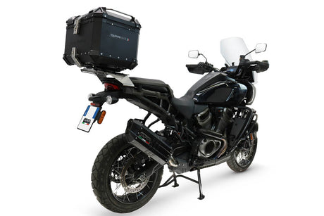 Harley Davidson Pan America 1250 2020-2024 GPR Tech 35L Aluminum Top Case, Black with Mounting Plate - photo 2