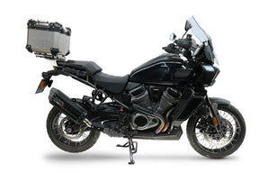 Harley Davidson Pan America 1250 2020-2024 GPR Tech 35L Titanium Top Case, Titanium Natural with Mounting Plate - photo 1