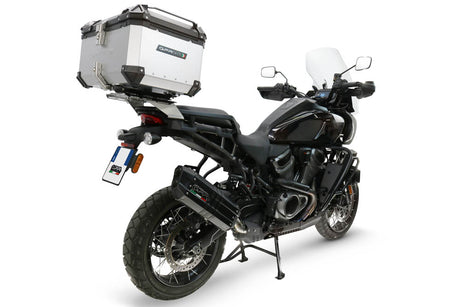 Harley Davidson Pan America 1250 2020-2024 GPR Tech 45L Aluminum Top Case, Silver with Mounting Plate - photo 2
