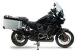 Harley Davidson Pan America 1250 2020-2024 GPR Tech 38+32L Aluminum Side Cases, Silver with Pannier Holders - photo 1