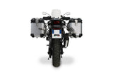 Harley Davidson Pan America 1250 2020-2024 GPR Tech 38+32L Aluminum Side Cases, Silver with Pannier Holders - photo 3