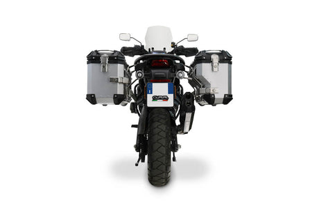 Harley Davidson Pan America 1250 2020-2024 GPR Tech 38+32L Aluminum Side Cases, Silver with Pannier Holders - photo 3