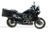 Harley Davidson Pan America 1250 2020-2024 GPR Tech 38+32L Aluminum Side Cases, Black with Pannier Holders - photo 1