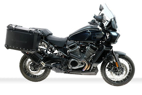 Harley Davidson Pan America 1250 2020-2024 GPR Tech 38+32L Aluminum Side Cases, Black with Pannier Holders - photo 1