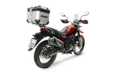 Hero Xpulse 200 4V 2025-2026 GPR Tech 26L Aluminum Top Case, Silver with Mounting Plate - photo 2
