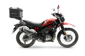 Hero Xpulse 200 4V 2021-2024 GPR Tech 26L Aluminum Top Case, Black with Mounting Plate - photo 1