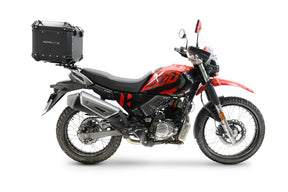 Hero Xpulse 200 4V 2021-2024 GPR Tech 35L Aluminum Top Case, Black with Mounting Plate - photo 1