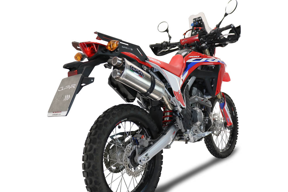 Honda CRF300L - Rally 2021-2024 Exhaust GPR Slip-on Dual Inox