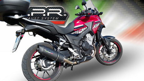 Honda CB400X 2016-2018 Exhaust GPR Slip-on Furore Evo4 Nero