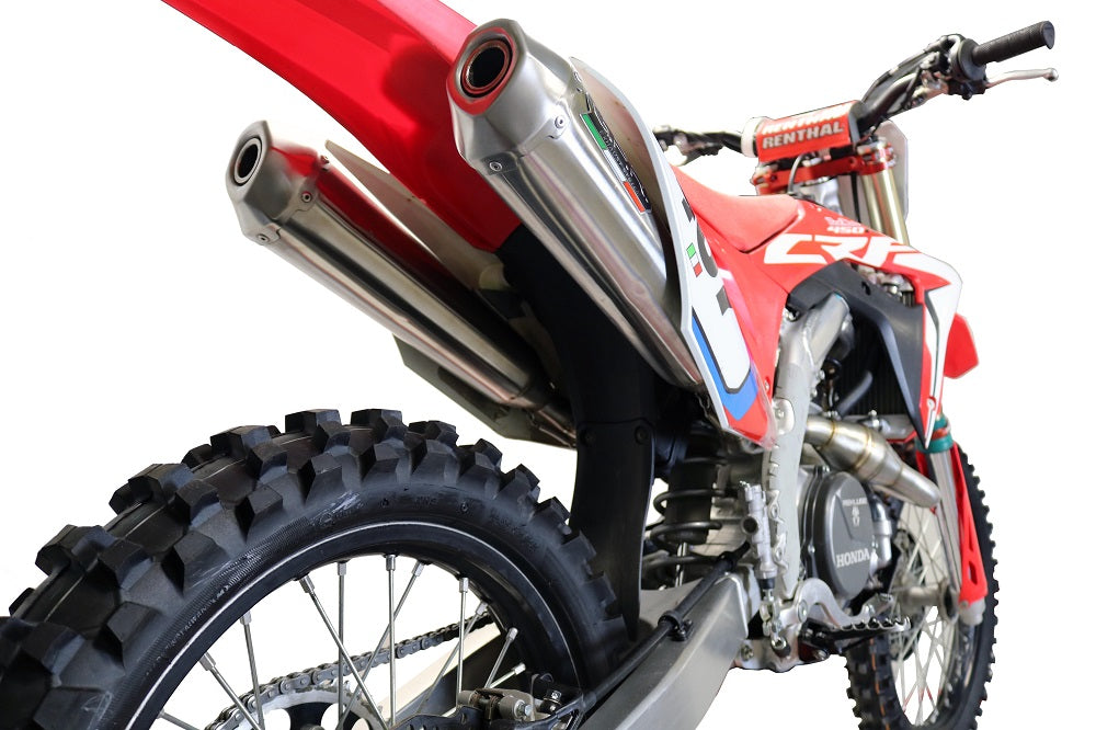 Honda CRF450RX 2020 Exhaust GPR Double Full Line Pentacross Inox