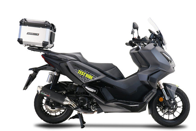 Honda ADV 350 2022-2024 GPR Tech 55L Aluminum Top Case, Silver with Mounting Plate - photo 1