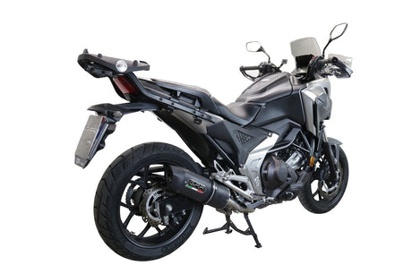 Honda NC750X NC750S Dct 2016-2020 Exhaust GPR Slip-on Furore Evo4 Nero