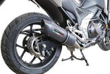 Honda NC750X NC750S Dct 2021-2023 Exhaust GPR Slip-on Furore Evo4 Nero