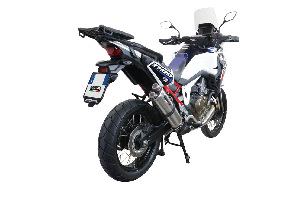Honda CRF1100L Africa Twin 2020-2024 Exhaust GPR Slip-on Dual Inox