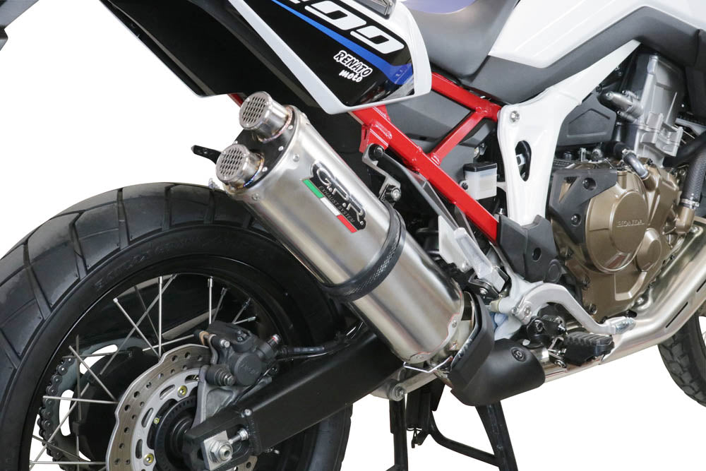 Honda CRF1100L Africa Twin 2020-2024 Exhaust GPR Slip-on Dual Inox