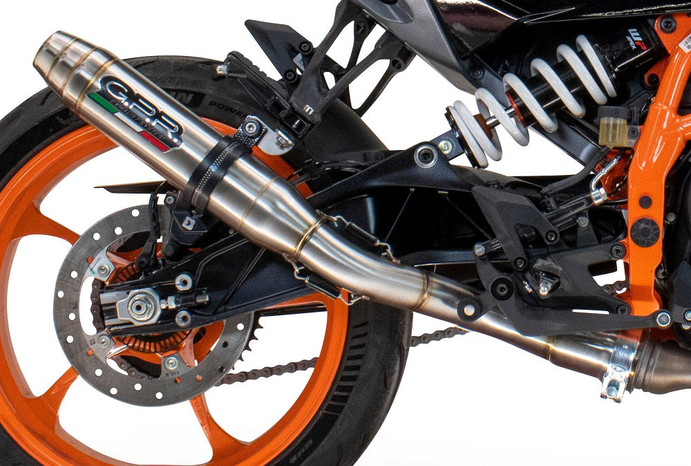 Husqvarna Svartpilen 125 2024-2025 Exhaust GPR Slip-on Deeptone Inox