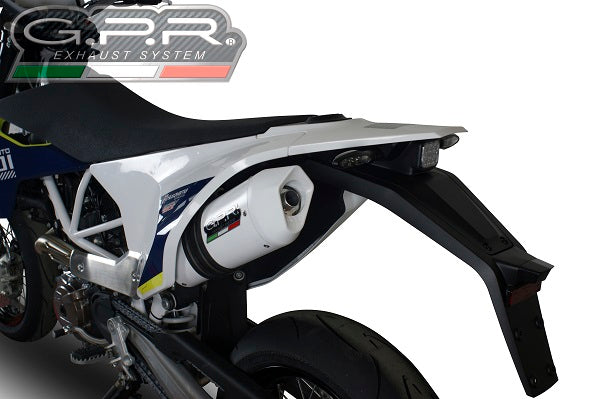 Husqvarna Supermoto 701 2015-2016  Exhaust GPR Slip-on Albus Ceramic