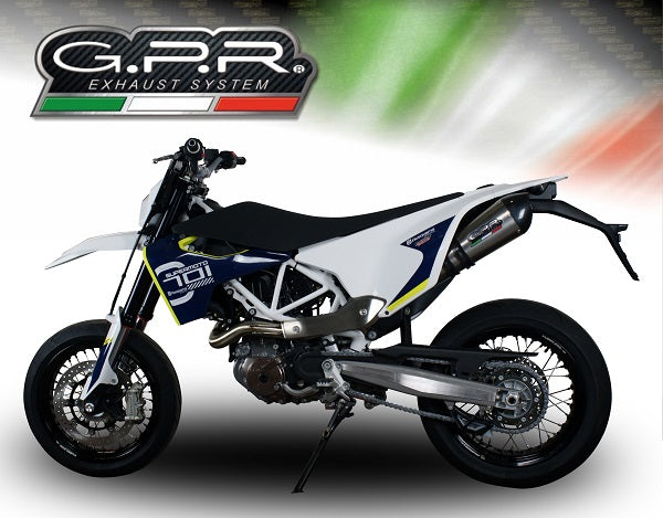 Husqvarna Enduro 701 2015-2016 Exhaust GPR Slip-on Grand Prix Evo Titanium