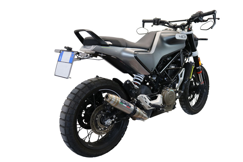 Husqvarna Svartpilen 401 2021-2023 Exhaust GPR Slip-on Deeptone Inox