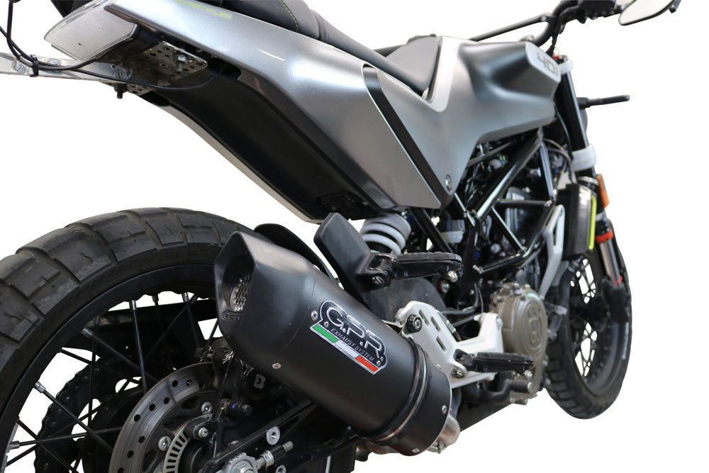 Husqvarna Svartpilen 401 2021-2023 Exhaust GPR Slip-on Furore Evo4 Nero