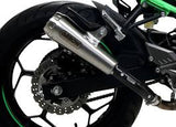 Silenciador Arrow Kawasaki Ninja 125 2019-2020 Pro-Race Nichrom homologado con tubo de enlace soldado 71897pri