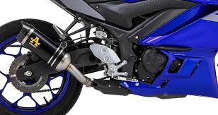 71831AKN Escape Arrow Thunder, oscuro Yamaha YZF-R3 15-24