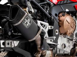 71006PTN Escape deslizante Arrow RACING Pista, titanio oscuro para BMW M/S1000RR 20-25 