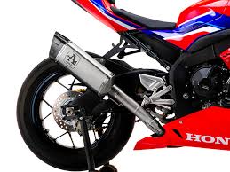 Escape deslizante Arrow Pista 71005PT, titanio, para Honda CBR1000RR-R 2020-2023