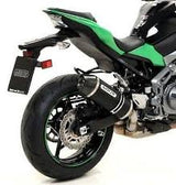 Escape deslizante Arrow Race-Tech 71856AKN, aluminio oscuro, para Kawasaki Z900 17-24