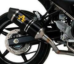 Escape Arrow Race-Tech 71846AKN, aluminio oscuro, para Suzuki SV650 2016-2024 