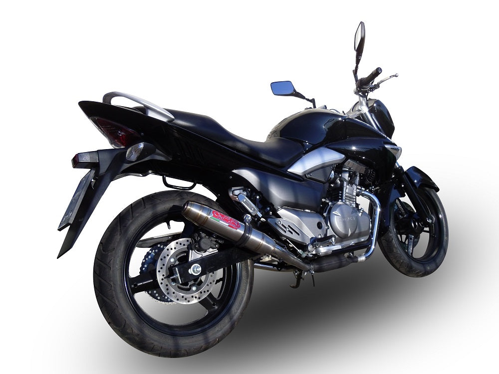 Suzuki Gw 250 F Inazuma2012-17 Exhaust GPR Double Slip-on Deeptone Inox