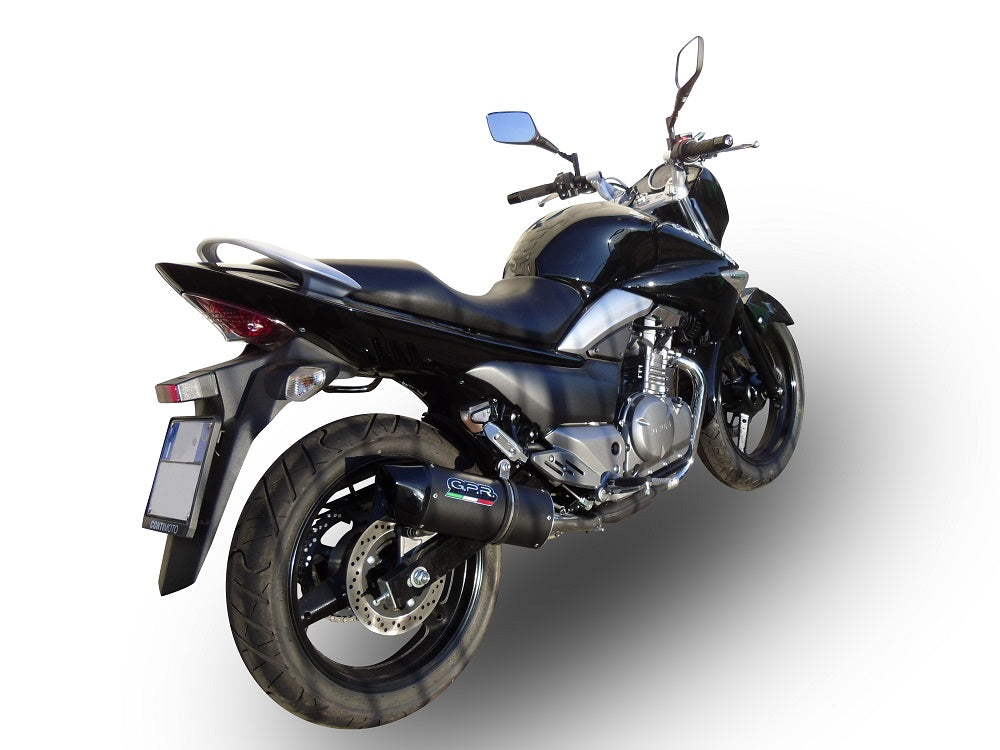 Suzuki Gw250F Inazuma 2012-2017 Exhaust GPR Double Slip-on Furore Nero