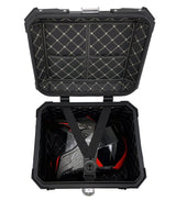 GPR Tech 45L Aluminum Universal Top Case, Black with Mounting Plate - photo 22
