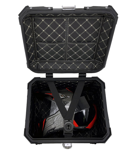 GPR Tech 45L Aluminum Universal Top Case, Silver with Mounting Plate - photo 22