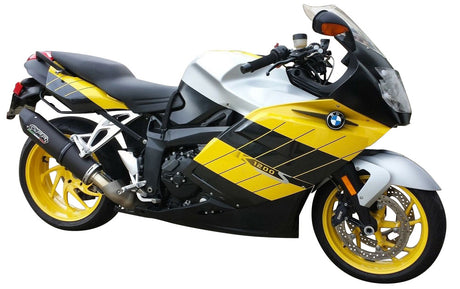 Bmw K1200S K1200R 2004-2008 Exhaust GPR Slip-on Furore Nero